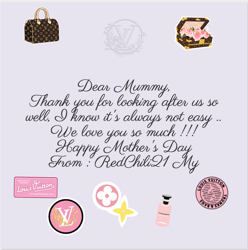 Customize Your Louis Vuitton Mother’s Day 2020 E-cards For Free! - RedChili21 MY