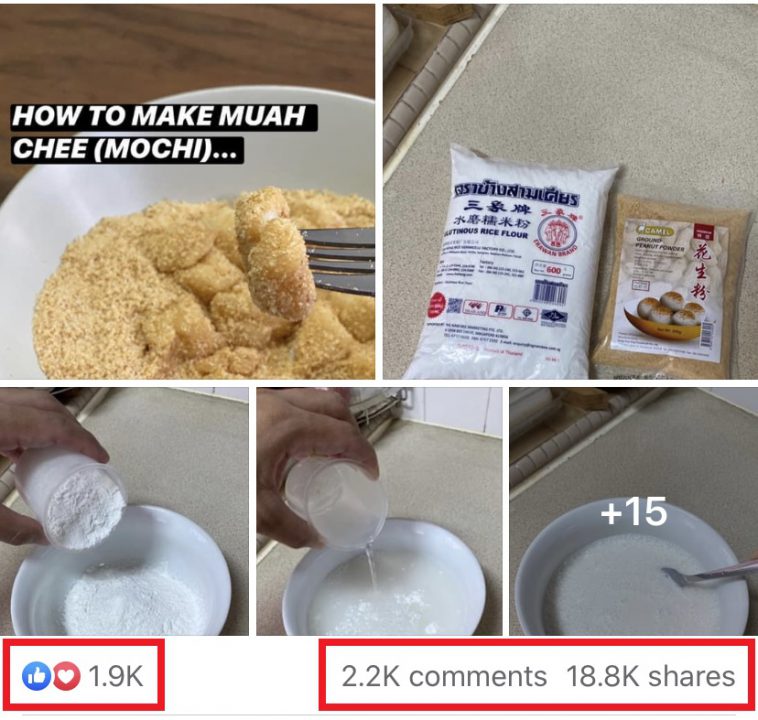 Special Recipe Shared By Netizen Easy To Make Muah Chee(Mochi) With