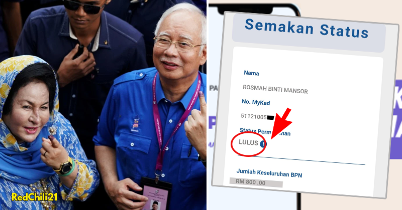 Rosmah Eligible for RM800 BPN but Not Najib - RedChili21 MY