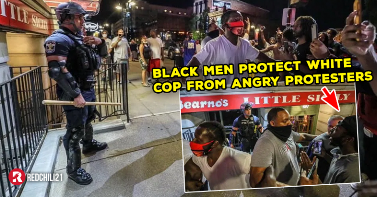 Riot in US : Protesters Form Human Shield to Protect Police Officer ...