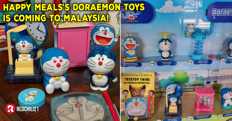 McDonald's Singapore Happy Meals Toys Features Doraemon Is Coming To  Malaysia! - RedChili21 MY