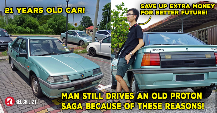 Still Drove 21 Years Old Proton Saga This 27 Years Old Man Is Still Proud For His Old Car Redchili21 My