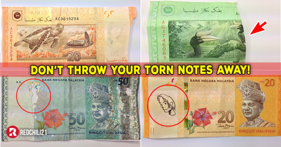 Your Torn Notes Can Be Exchanged At Banks For The Full Or Half Amount RedChili21 MY