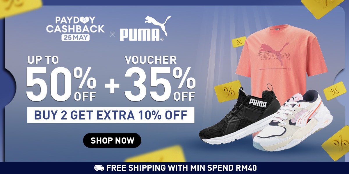sociaal Oneffenheden Middag eten Get Puma Sportswear For Up To 50% Discount And Extra 35% OFF Voucher! -  RedChili21 MY